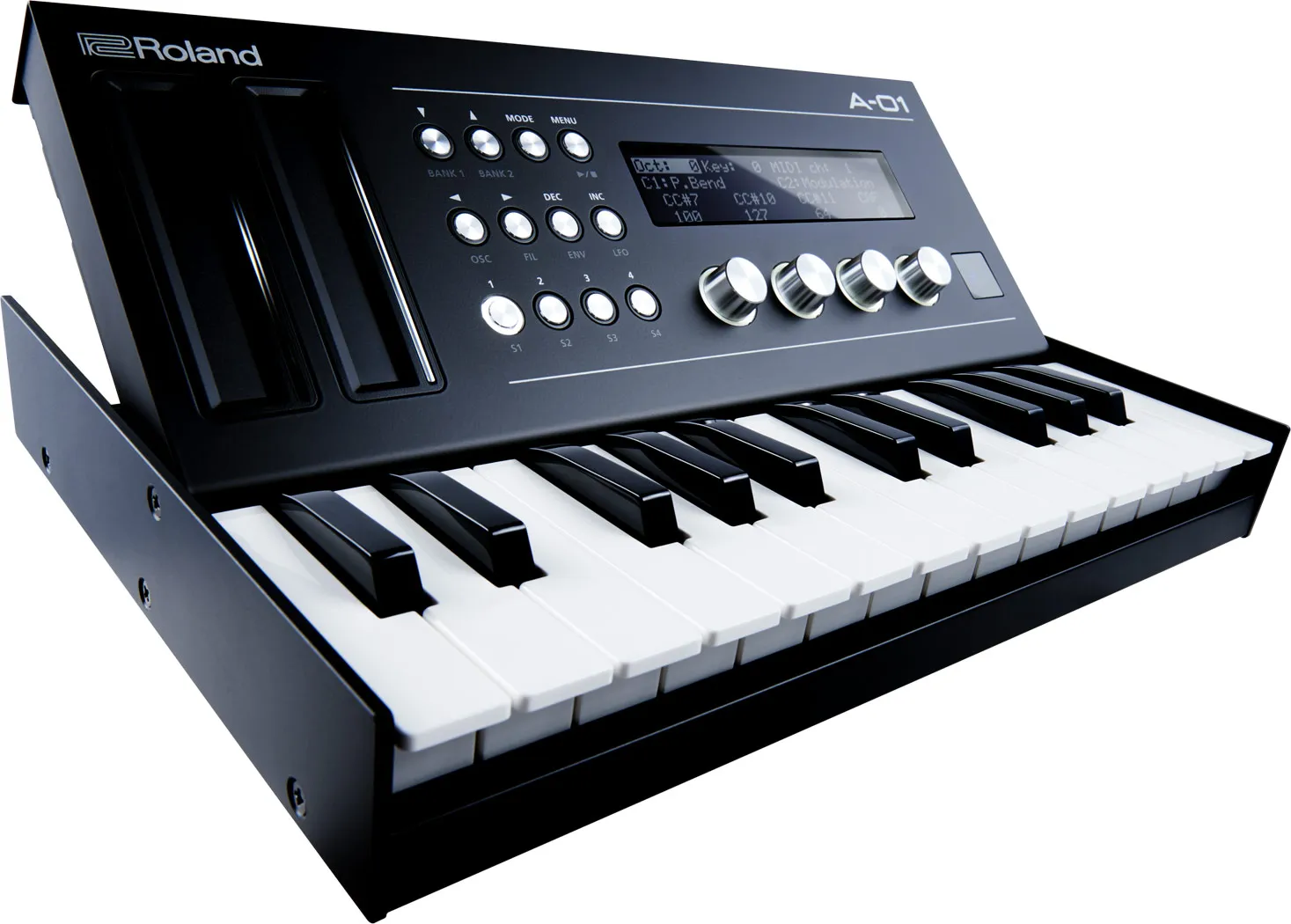 Roland A-01 with keyboard - Left View 1
