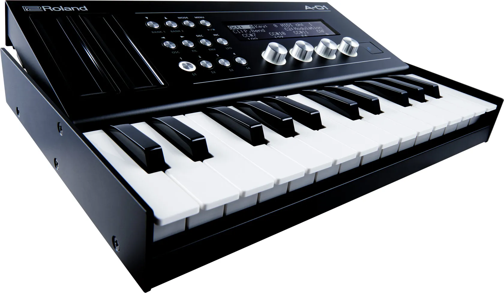 Roland A-01 with keyboard - Left View 2