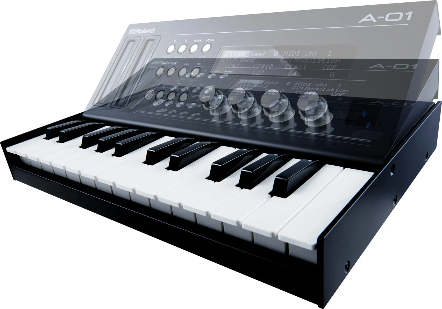 Roland A-01 with keyboard - Multiple Views