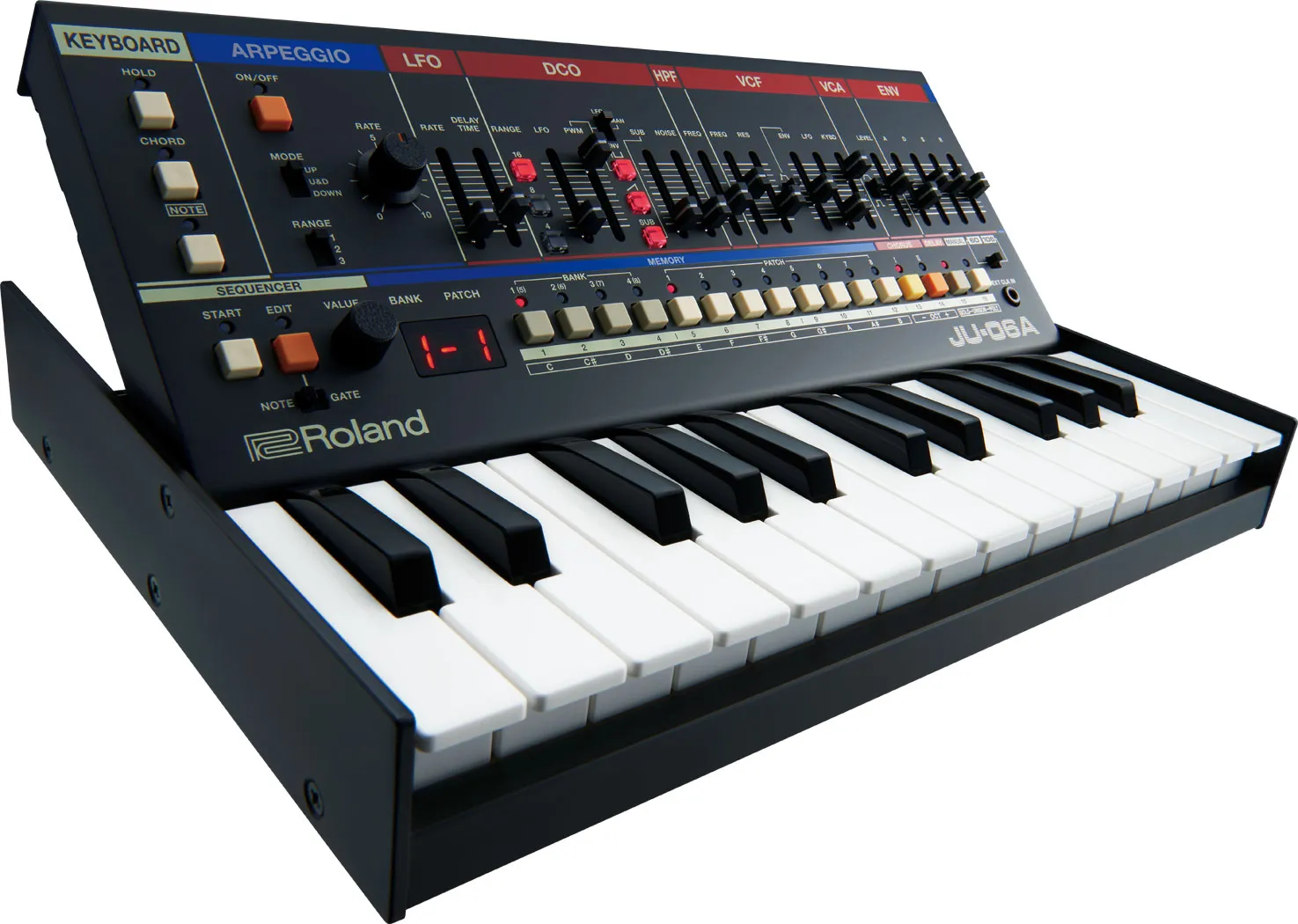 Roland JU-06A with Dock (Left View 1)