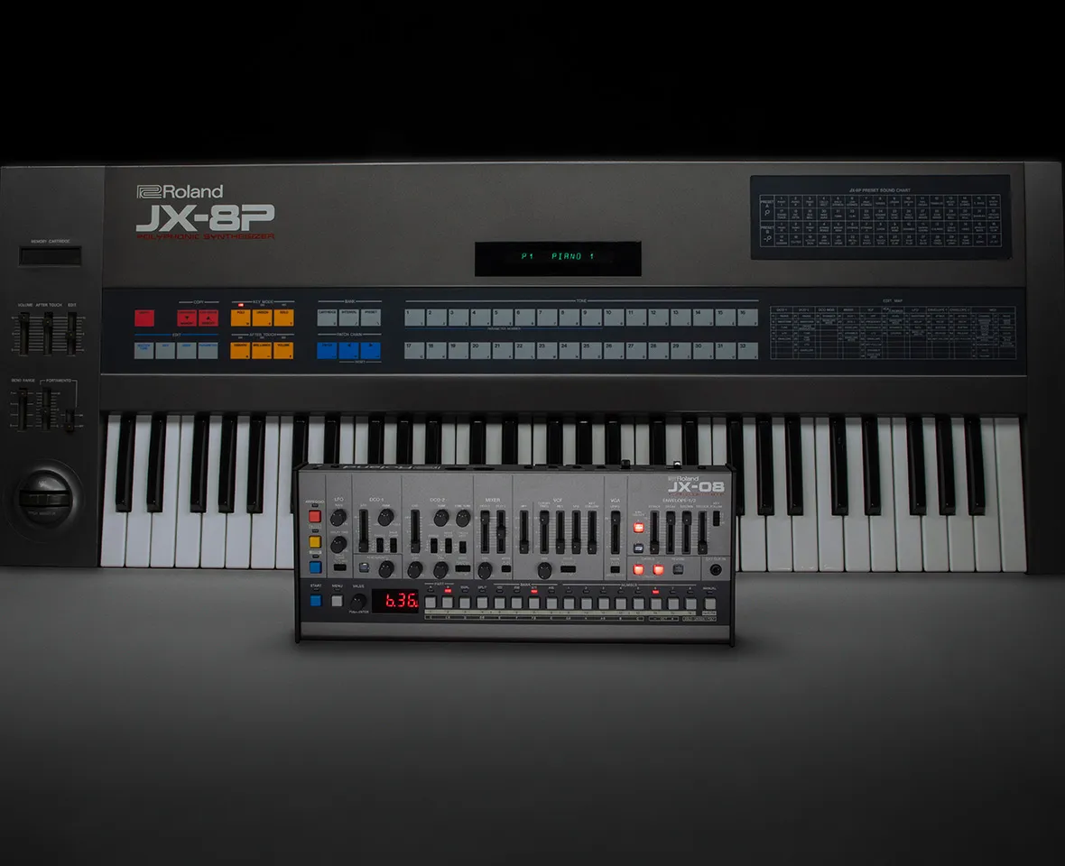 Roland JX-08 Front Panel View